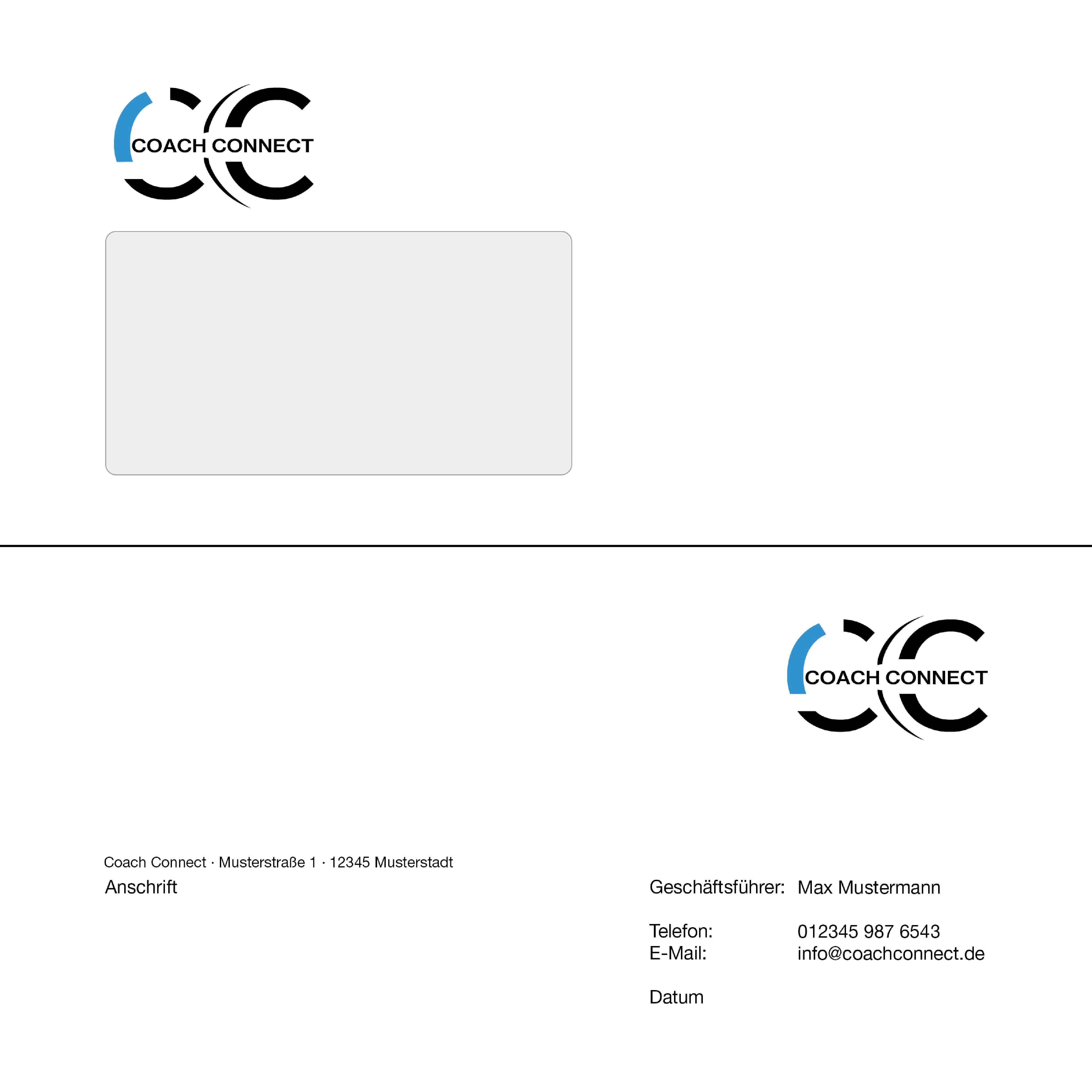 Geschäftspapier von Coach Connect